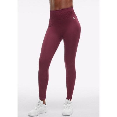 Peloton Women's Seamless High Rise Legging, Red Grape