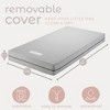 Modera Premium Baby Dual-Sided Bamboo Charcoal Infused Memory Foam Crib Mattress, Waterproof & Washasbsle Cover - 4 of 4