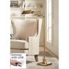 Regency Hill Industrial Adjustable Swing Arm Pharmacy Floor Lamp with USB Charging Port 54" Tall Aged Brass Living Room Reading - 2 of 4