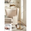 Regency Hill Industrial Adjustable Swing Arm Pharmacy Floor Lamp with USB Charging Port 54" Tall Aged Brass Living Room Reading - image 2 of 4