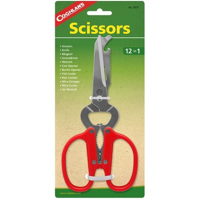 Coghlan's Scissors, 12 in 1, Knife, Wrench, Can Opener, Scaler, Screwdriver etc