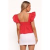 Petal and Pup Womens Lyric Ruffle Top - 3 of 4