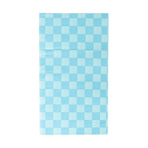Jollity & Co. - Check It! Out of the Blue Guest Napkins - Pack of 16 Paper Napkins - 1 of 3