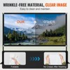 VEVOR Projector Screen with Stand 150inch Portable Movie Screen 16:9 4K HD Wide Angle Outdoor Projector Screen Stand, Black&White - 4 of 4