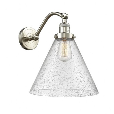Cone - 1 Light Wall Sconce In Industrial Style-14 Inches Tall and 12 Inches Wide