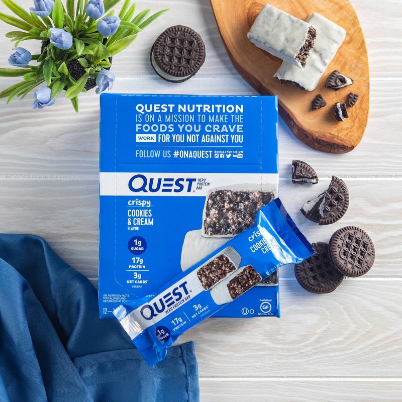 Quest Nutrition Hero Protein Bar - Crispy Cookies & Cream, 4 of 11