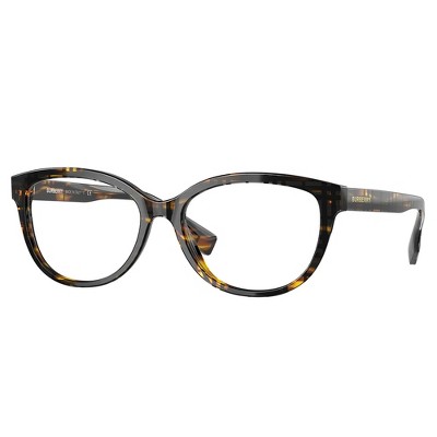 Burberry ESME BE 2357 3981 Womens Square Eyeglasses Top Check/Striped Brown 54mm