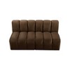 Meridian Furniture,Arc Velvet Modular Sofa - 4 of 4