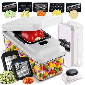 Cheer Collection 7 Blade Vegetable Slicer, Vegetable Chopper with