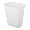 Sterilite 9 Gallon Rectangular Wastebasket Easy to Clean Open Top Durable Home Kitchen Trash Bin, Fits 13 Gallon Liner, 12 Pack, White - image 2 of 4