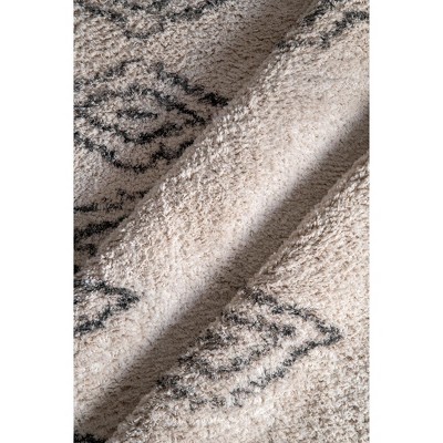 Elegant Ivory Viscose and Cotton 5' x 8' Reversible Flat Woven Area Rug