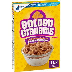 General Mills Golden Grahams Retro Recipe Breakfast Cereal - 11.7oz - 1 of 4