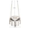 Lazy Daze Owl Macrame Hammock Chair, Handmade Swing with Hardware for Indoor/Outdoor Use, (31.9" Wide) - 2 of 4