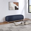 Meridian Furniture,Calum Chenille Fabric Bench - 2 of 4