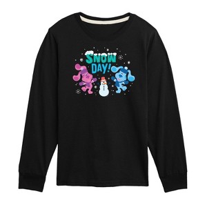 Boys' - Blue's Clues & You! - Snow Day Long Sleeve Graphic T-Shirt - 1 of 4