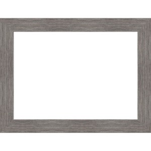 Amanti Art Pinstripe Plank Grey Framed Dry Erase Magnetic Board - 1 of 4