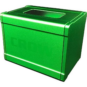Box Gods Green Satin Crow Box Gods Premium High Strength Deck Box Case Protector - 1 of 3