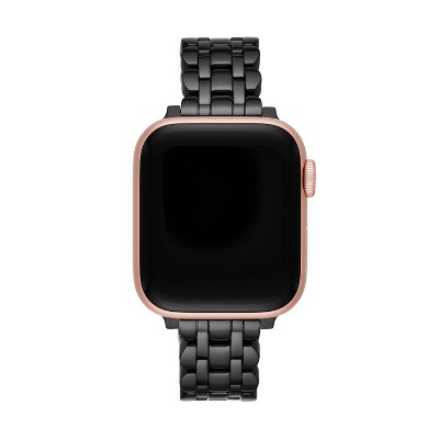 Kate Spade New York Black Stainless Steel Scallop 38/40mm Bracelet Band For Apple  Watch : Target