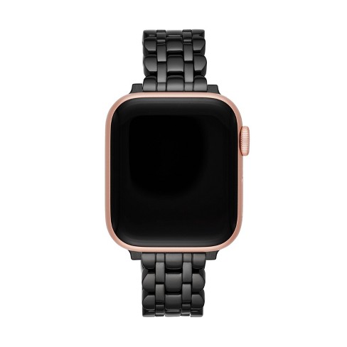 Kate Spade New York Black Stainless Steel Scallop 38/40mm Bracelet Band For  Apple Watch : Target