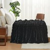 Cozy Bliss Plush Faux Fur Blanket, Ultra Soft Throw - 4 of 4