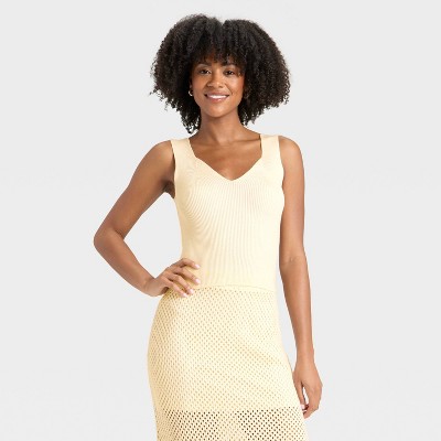 Women's V-Neck Sweater Tank - A New Day™