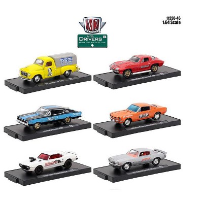 Drivers 6 Cars Set Release 46 In Blister Packs 1 64 Diecast Model