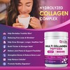 NATURE TARGET Multi Collagen Hydrolyzed Collagen Peptides Powder with Types I II III V X with Vitamin C Hyaluronic Acid - 35 Servings - 2 of 4
