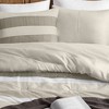 2-Piece Twin/Twin XL Stripe Textured Print Comforter Set,Neutral - 3 of 4