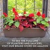 The HC Companies Venetian Rectangle Tray, 17.5" Saucer for 18" Planter,Sandstone - 4 of 4