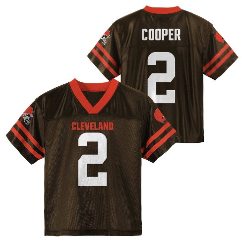 Nfl Cleveland Browns Toddler Boys' Short Sleeve Cooper Jersey : Target