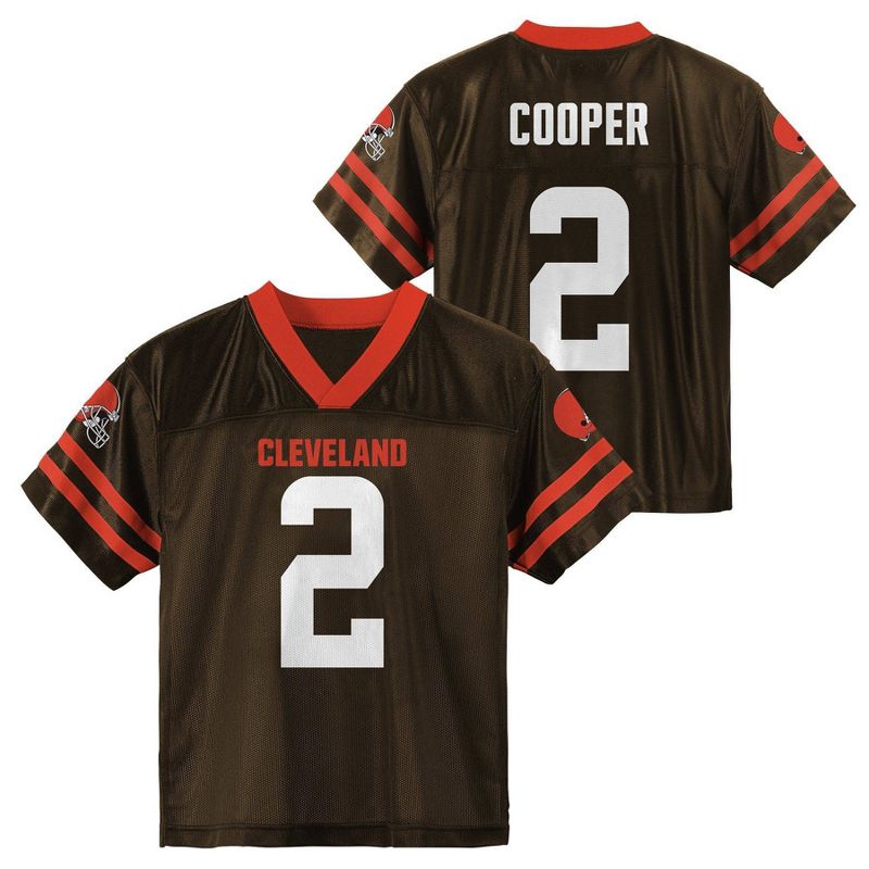 NFL Cleveland Browns Toddler Boys' Short Sleeve Cooper Jersey, 1 of 4