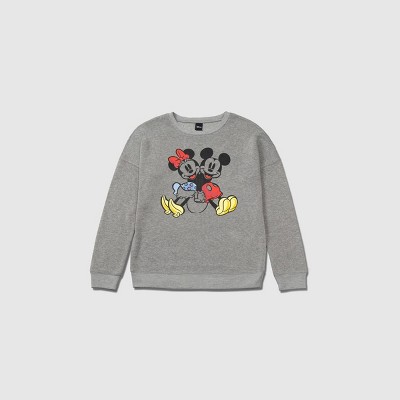 gray disney sweatshirt