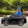 Aosom 12V Ride On Toy Car for Kids with Remote Control, Mercedes Benz AMG GLC63S Coupe, 2 Speed, with Music, Electric Light, Black - 2 of 4