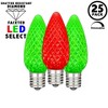 Novelty Lights C9 LED Faceted Christmas Replacement Bulbs Dimmable 25 Pack - 3 of 4