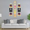 Big Dot of Happiness 70's Disco - Hanging Vertical Paper Door Banners - 1970s Disco Fever Party Wall Decoration Kit - Indoor Door Decor - image 2 of 4