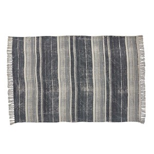 Split P Paintbrush Charcoal Stripe Indoor Rug 4' x 6' - 1 of 3