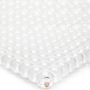 Blue Panda Juvale Clear Round Gumball Vending Machine Capsules 1.1-Inch – Empty Plastic Containers for Toys, Party Favors-400 Pack - 1 of 4