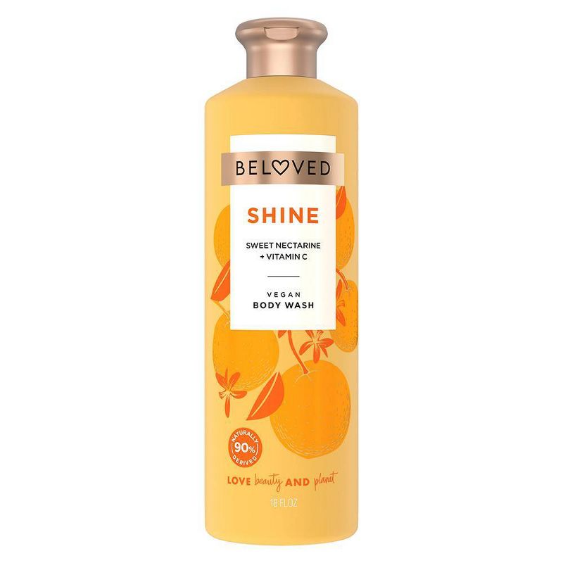 Beloved Shine Vegan Body Wash with Sweet Nectarine &#38; Vitamin C - 18 fl oz, 3 of 10