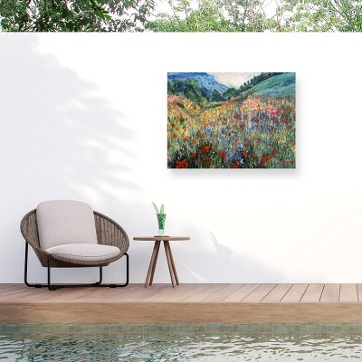 "Field of Wild Flowers" Outdoor Canvas