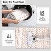 Small Throw Rug for Bedroom Kitchen Entryway - Boho Vintage Non-Slip Washable Mat, Oriental Soft Stain Resistant Low Pile Carpet - 3 of 4
