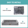 Cozy Kiss Orthopedic Cooling Foam Pet Bed with Sides, Removable Cover, Waterproof Liner & Anti-Slip Base - 3 of 4