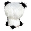 Gloomy Bear - Black White Gloomy Bear Sitting Pose Long Hair Fur Plush 7"H - 3 of 3