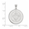 Black Bow Jewelry Sterling Silver Winnipeg Jets NHL Extra Large Pendant - 2 of 3