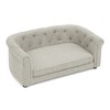 Lyngins Arc-Shaped Elevated Pet Bed for Dogs & Cats,Comfy Armrest Medium-Sized Dog Sofa Bed,Cat Bed - 4 of 4