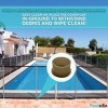 Poolzilla Tan Pool Safety Fence Hole Cover (25 Pack / 50 Pack) - 3 of 4