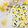 Marta Barragan Camarasa Pattern of Flowery Lemons Cutting Board - Deny Designs - image 2 of 3