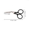 Unique Bargains Women Wrinkle Free Scissors Facial Hair Scissors 1 Pc - 2 of 3