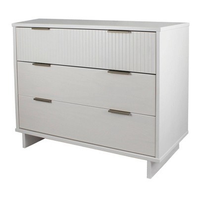 Granville Glam 41'' White Engineered Wood Horizontal Dresser