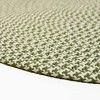 Colonial Mills Milton Houndstooth Tweed Braided Rug, Moss Green 3' x 5', Oval Shape - 4 of 4