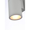 Elegant Lighting Raine Outdoor Wall in silver - 4 of 4